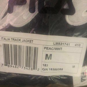 Fila Italia Zipup Fleece Blue Men SZ M